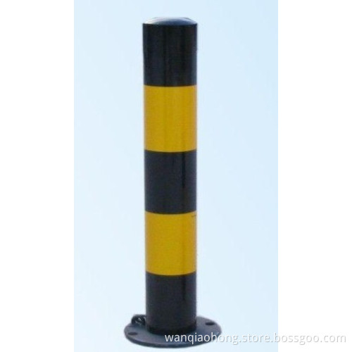 CE Approved Movable Metal Bumping Post with Yellow and Black Bands